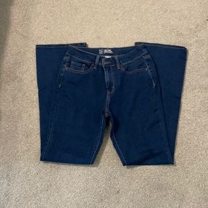 Mid rise bootcut jeans